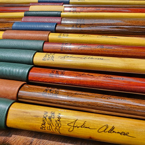 Osage orange is the bottom English longbow. Just above the Osage English longbow is an IPE ELB, and above that, a Bloodwood English Longbow. Osage orange is the bottom English longbow. Just above the Osage English longbow is an IPE ELB, and above that, a Bloodwood English Longbow.