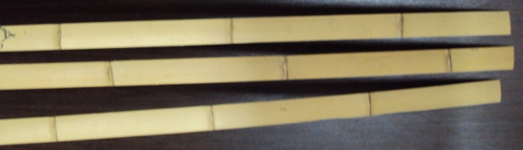  Bamboo backing strips