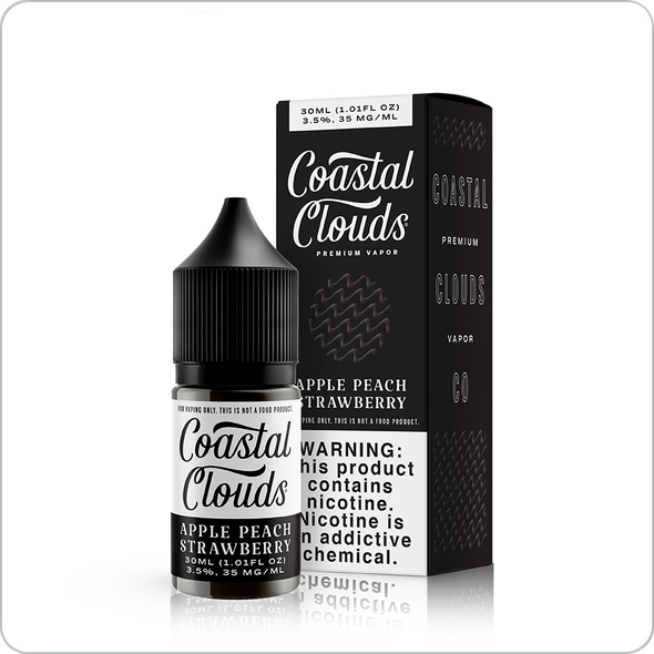 Coastal Clouds E-Liquid - SALT - Apple Peach Strawberry