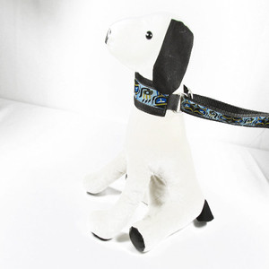 Silverfoot Hound Collar & Leash Combo - Pacific Otter Blue Silverfoot Hound Collar & Leash Combo - Pacific Otter Blue