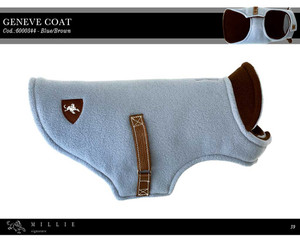 Millie Signature Geneve Coat  - Blue Brown