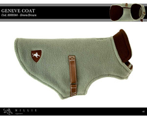 Millie Signature Geneve Coat - Green Brown Millie Signature Geneve Coat - Green Brown