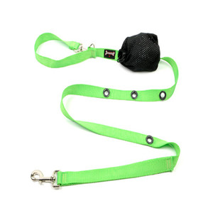 Smoochy Poochy Nylon Hands-Free Leash -- Apple Smoochy Poochy Nylon Hands-Free Leash -- Apple