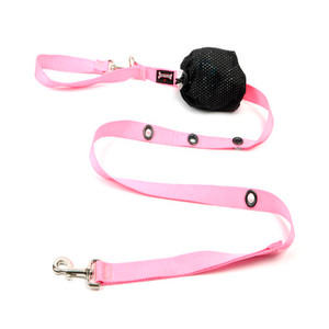 Smoochy Poochy Nylon Hands-Free Leash - Baby Pink Smoochy Poochy Nylon Hands-Free Leash - Baby Pink