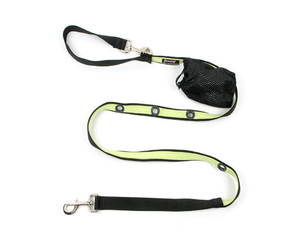 Smoochy Poochy 2Tone Hands-Free Leash - Black Mint Smoochy Poochy 2Tone Hands-Free Leash - Black Mint