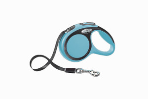 Flexi New Comfort Tape Retractable Leash - Blue 