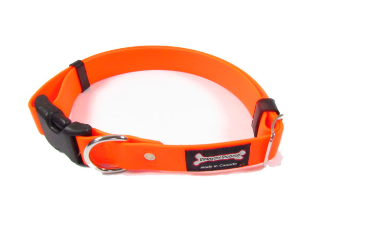 Smoochy Poochy Waterproof Collar Release Buckle - Orange