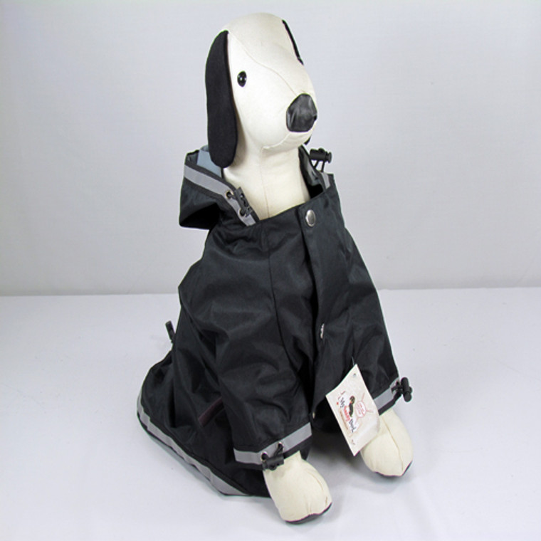 My Sassy Dog Raincoat - Black