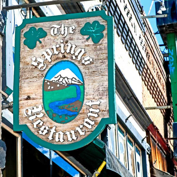 The Springs Restaurant Sign