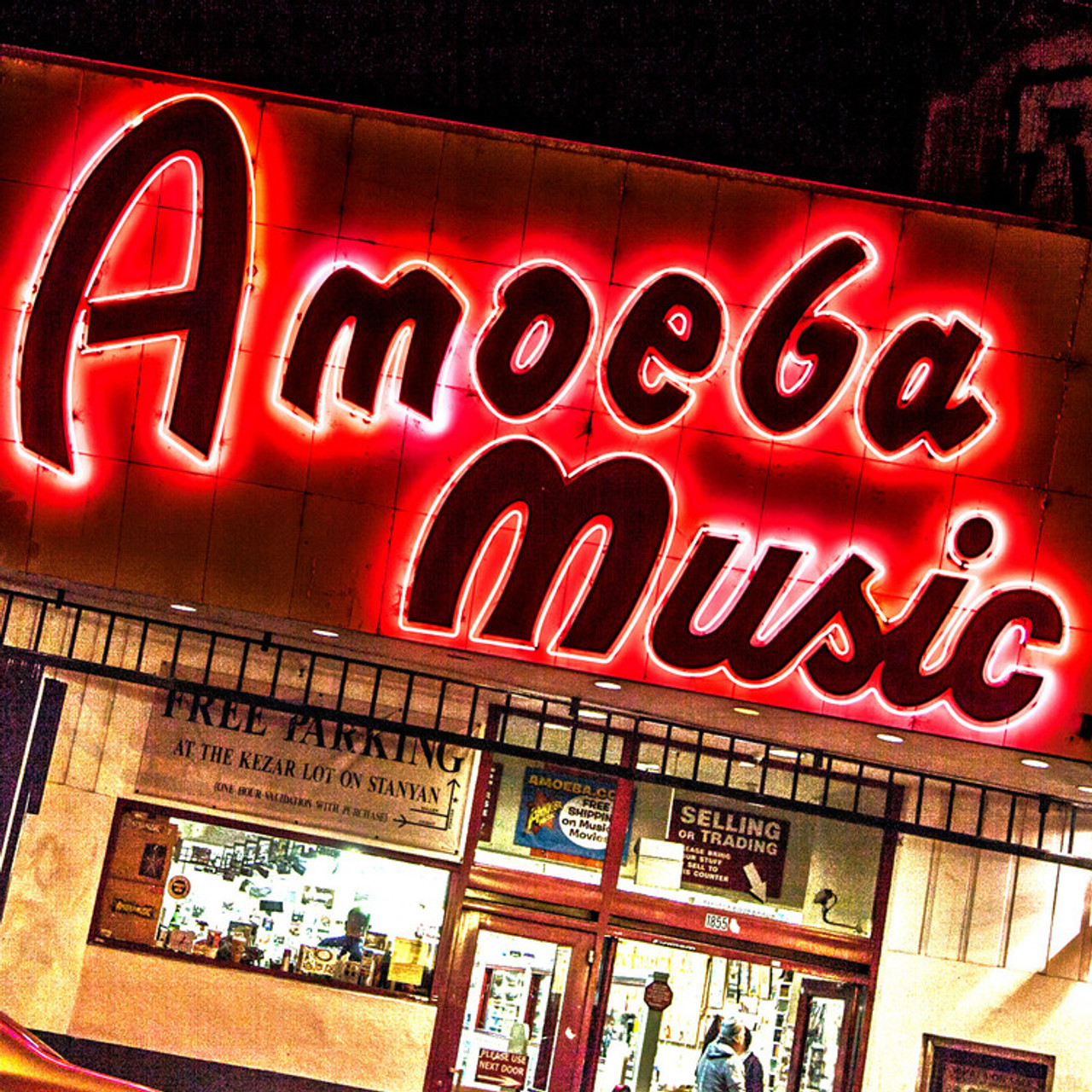 Amoeba Music Sign