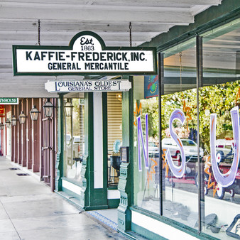 Kaffie-Frederick General Mercantile Store is located in historic downtown Natchitoches, LA. As Louisianas oldest general store, the old store features everything you remember from the "good old days" like hardware, housewares, cookware and kitchen supplies, classic toys and gifts.