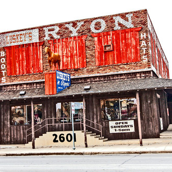 This family-operated shop handcrafts saddles and riding accessories on top of Western boots, clothing and hats.