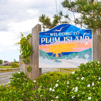 Welcome to Plum Island Sign in Massachusetts