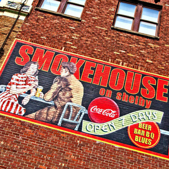 Indianapolis - Smokehouse of Shelby coaster