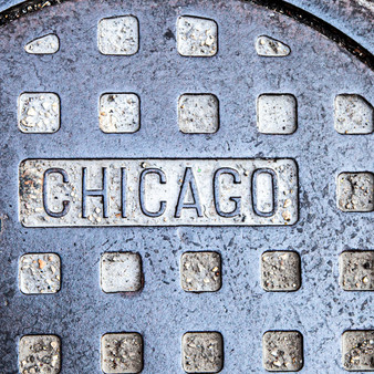 Chicago Manhole in Chicago, Illinois