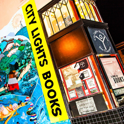 City Lights Books Sign City Lights Books Sign
