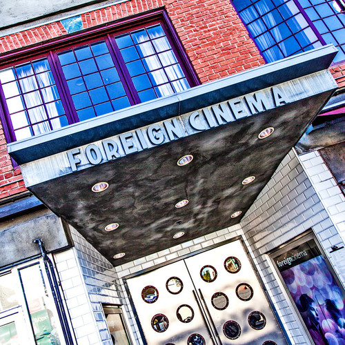 Foreign Cinema Sign
