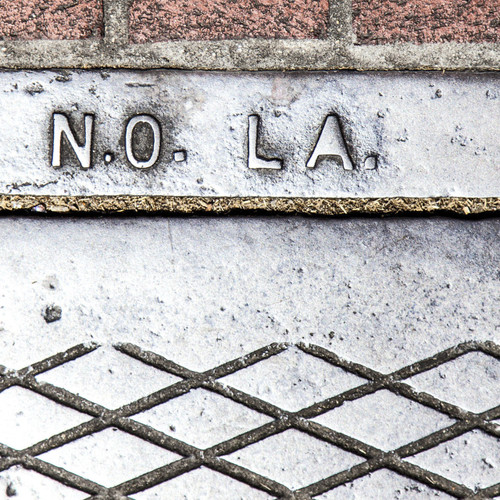 Silver N.O. LA. Manhole.