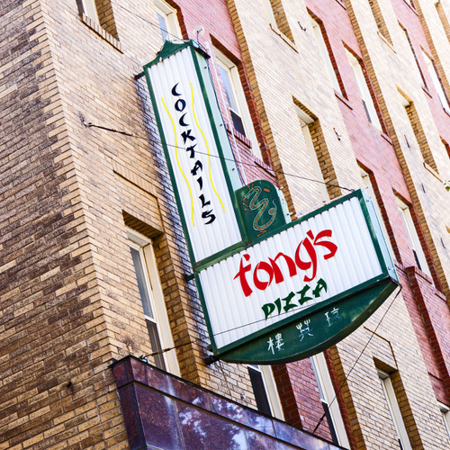 Funky mash-up of an old-school Polynesian cocktail lounge & a red-sauce Italian joint. Funky mash-up of an old-school Polynesian cocktail lounge & a red-sauce Italian joint.