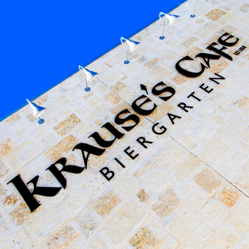 Presented as a lively beer garden and taproom with beers, wines and margaritas on tap, enjoy the taste of authentic German food and craft beers at the newly renovated Krause's Biergarten and Cafe first established in 1938. Presented as a lively beer garden and taproom with beers, wines and margaritas on tap, enjoy the taste of authentic German food and craft beers at the newly renovated Krause's Biergarten and Cafe first established in 1938.