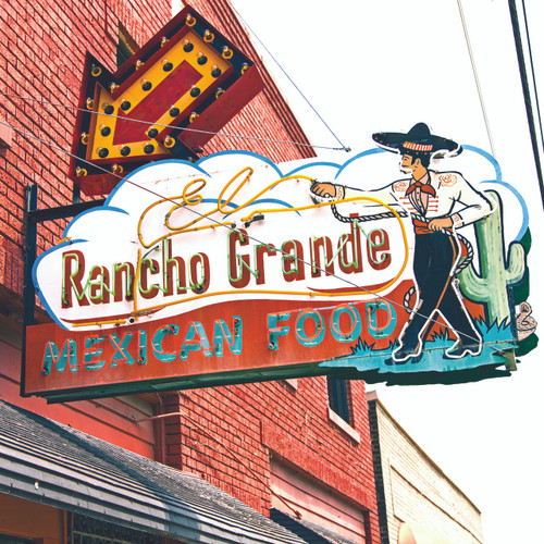 Right off Route 66 is this authentic Tex-Mex restaurant that has been serving food since 1950. Presenting titles such as "Tulsa's best cheese enchiladas", and "Tulsa's best margarita", this fun-loving eatery hosts weekly entertainment from bingo to live music. As noted in this sign, El Rancho Grande Restaurant has a playful energy that keeps people coming back. Right off Route 66 is this authentic Tex-Mex restaurant that has been serving food since 1950. Presenting titles such as "Tulsa's best cheese enchiladas", and "Tulsa's best margarita", this fun-loving eatery hosts weekly entertainment from bingo to live music. As noted in this sign, El Rancho Grande Restaurant has a playful energy that keeps people coming back.