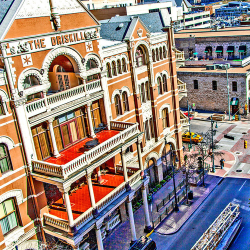 On the corner of 6th Street and Brazos Street, in the heart of downtown Austin, stands a historic landmark of Texas hospitality: The Driskill. For more than a century, this iconic hotel has hosted restful nights, inspired gatherings, momentous occasions and then some. On the corner of 6th Street and Brazos Street, in the heart of downtown Austin, stands a historic landmark of Texas hospitality: The Driskill. For more than a century, this iconic hotel has hosted restful nights, inspired gatherings, momentous occasions and then some.