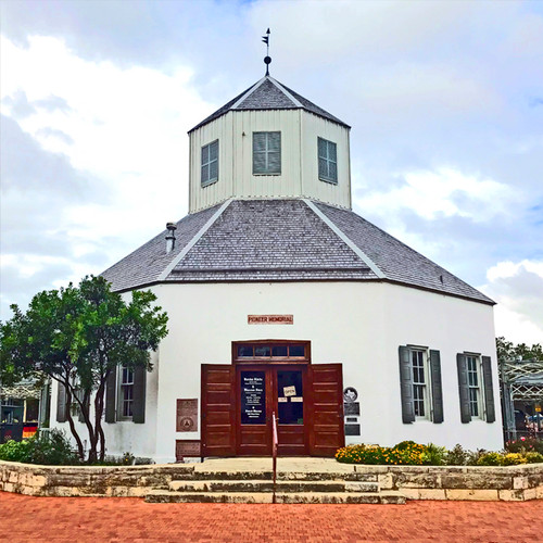 Pioneer Memorial Obelisk. Frequenters of Pioneer Memorial believe that church is more than just a building; its about people. Therefore, one of their biggest priorities is helping out communities around them. By wanting to help transform the generation, their motto is: Connect, Grow, Serve and Go.