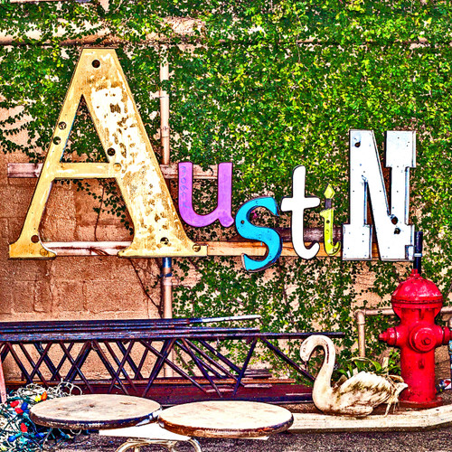This colorful pic was taken in downtown Austin! This colorful pic was taken in downtown Austin!