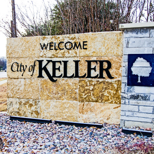 Welcoming visitors and locals to its small, suburban city in the Tarrant County  part of the Dallas/Fort Worth metroplex  is Keller, the 74th most populated city in Texas. Its neighboring cities are Grapevine, Arlington, and Southlake. Welcoming visitors and locals to its small, suburban city in the Tarrant County  part of the Dallas/Fort Worth metroplex  is Keller, the 74th most populated city in Texas. Its neighboring cities are Grapevine, Arlington, and Southlake.