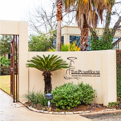 Technically one could say the Pump House has been around since the 1800's, as what was once the Pump House is now the brick bar inside this historic restaurant. Through facing demolition several times, locals have fought to keep this staple up and running. Now ran by a couple who couldn't let this timepiece go, the Pump House features new American cuisine and cocktails in renovated  rooms and on a picturesque riverside patio. Technically one could say the Pump House has been around since the 1800's, as what was once the Pump House is now the brick bar inside this historic restaurant. Through facing demolition several times, locals have fought to keep this staple up and running. Now ran by a couple who couldn't let this timepiece go, the Pump House features new American cuisine and cocktails in renovated  rooms and on a picturesque riverside patio.