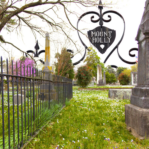 Mount Holly Cemetery is located at 1200 South Broadway, Little Rock, Arkansas. On February 23, 1843, prominent Little Rock businessmen Roswell Beebe and Chester Ashley deeded four blocks to the young city of Little Rock for use as a cemetery .The cemetery is on the National Register of Historic Places. Mount Holly is also referred to as the Westminster of Arkansas because of the number of famous Arkansans buried here. Mount Holly Cemetery is located at 1200 South Broadway, Little Rock, Arkansas. On February 23, 1843, prominent Little Rock businessmen Roswell Beebe and Chester Ashley deeded four blocks to the young city of Little Rock for use as a cemetery .The cemetery is on the National Register of Historic Places. Mount Holly is also referred to as the Westminster of Arkansas because of the number of famous Arkansans buried here.