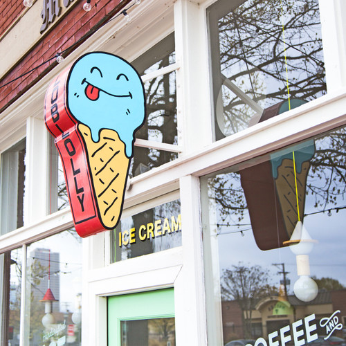 Loblolly is a Little Rock based creamery making small-batch ice cream, fizzy sodas, and other sweet treats.  It was founded in the year 2011 and one of Little Rock's favorite community gathering places.