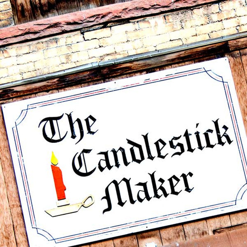 Once a local candle making company, the Candlestick Maker would not only sell candles, but allow visitors to make their own candles while observing the candle making process. Once a local candle making company, the Candlestick Maker would not only sell candles, but allow visitors to make their own candles while observing the candle making process.