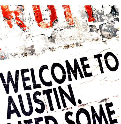 This mural in Austin welcomes everyone to the live music capitol of the world! This mural in Austin welcomes everyone to the live music capitol of the world!