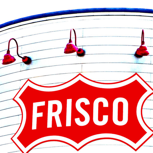 With the use of the vintage architecture this modern sign is found on, Frisco welcomes all to its quirky town. With the use of the vintage architecture this modern sign is found on, Frisco welcomes all to its quirky town.