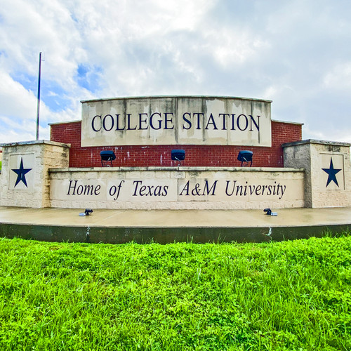 College Station Sign College Station Sign