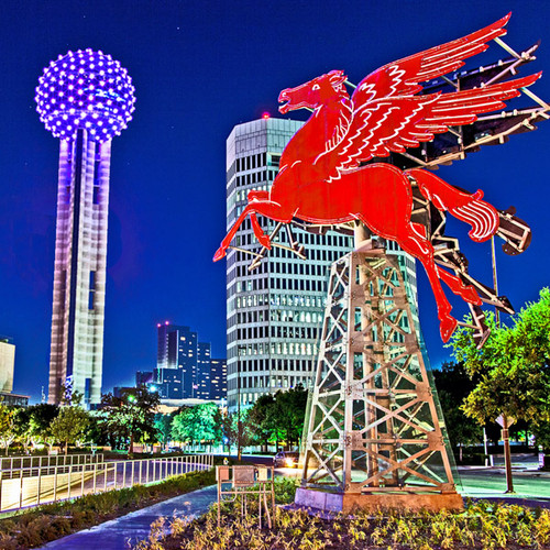 Pegasus Red Flying Horse Pegasus Red Flying Horse