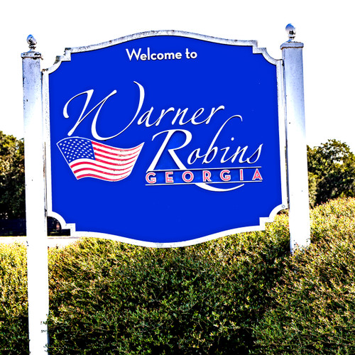 Welcome to Warner Robins sign