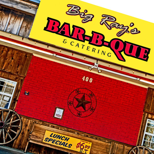 Big Ray's BBQ opened its doors in January 2011 in Allen, Texas. It is a cozy, family-run eatery serving BBQ, baked potatoes & desserts in a low-key, rustic space. Big Ray's BBQ opened its doors in January 2011 in Allen, Texas. It is a cozy, family-run eatery serving BBQ, baked potatoes & desserts in a low-key, rustic space.