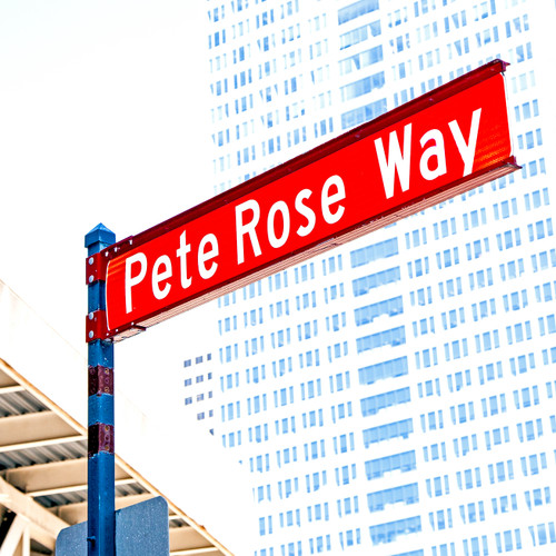 Pete Rose Way in Cincinnati, Ohio Pete Rose Way in Cincinnati, Ohio