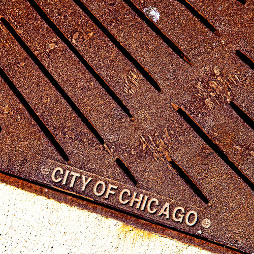 City of Chicago Manhole in Chicago, Illinois