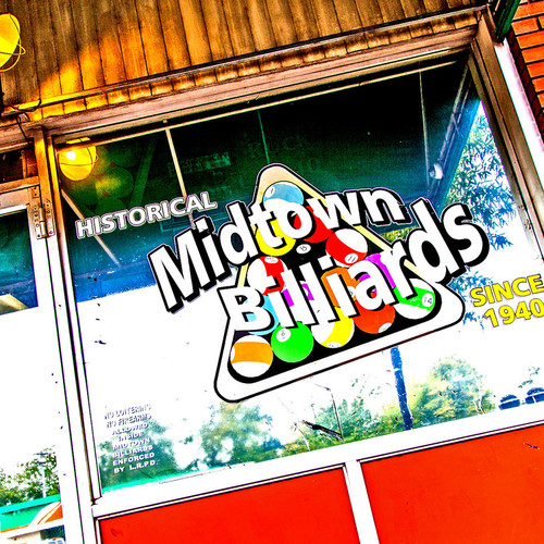 Midtown is local restaurant which started in 1940 and serve hamburgers, ham sandwiches, turkey, spam and egg, grilled cheese and BLT's. Midtown Billiards  has won "Best Late Night Bar" for 14 years in the Arkansas Times. Midtown is local restaurant which started in 1940 and serve hamburgers, ham sandwiches, turkey, spam and egg, grilled cheese and BLT's. Midtown Billiards  has won "Best Late Night Bar" for 14 years in the Arkansas Times.