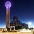 Illustrating the Reunion Tower at night, this landmark observation deck features two restaurants, light shows, and a gift shop. Being a huge attraction to both tourists and locals, this Reunion Tower is a major attraction. Illustrating the Reunion Tower at night, this landmark observation deck features two restaurants, light shows, and a gift shop. Being a huge attraction to both tourists and locals, this Reunion Tower is a major attraction.