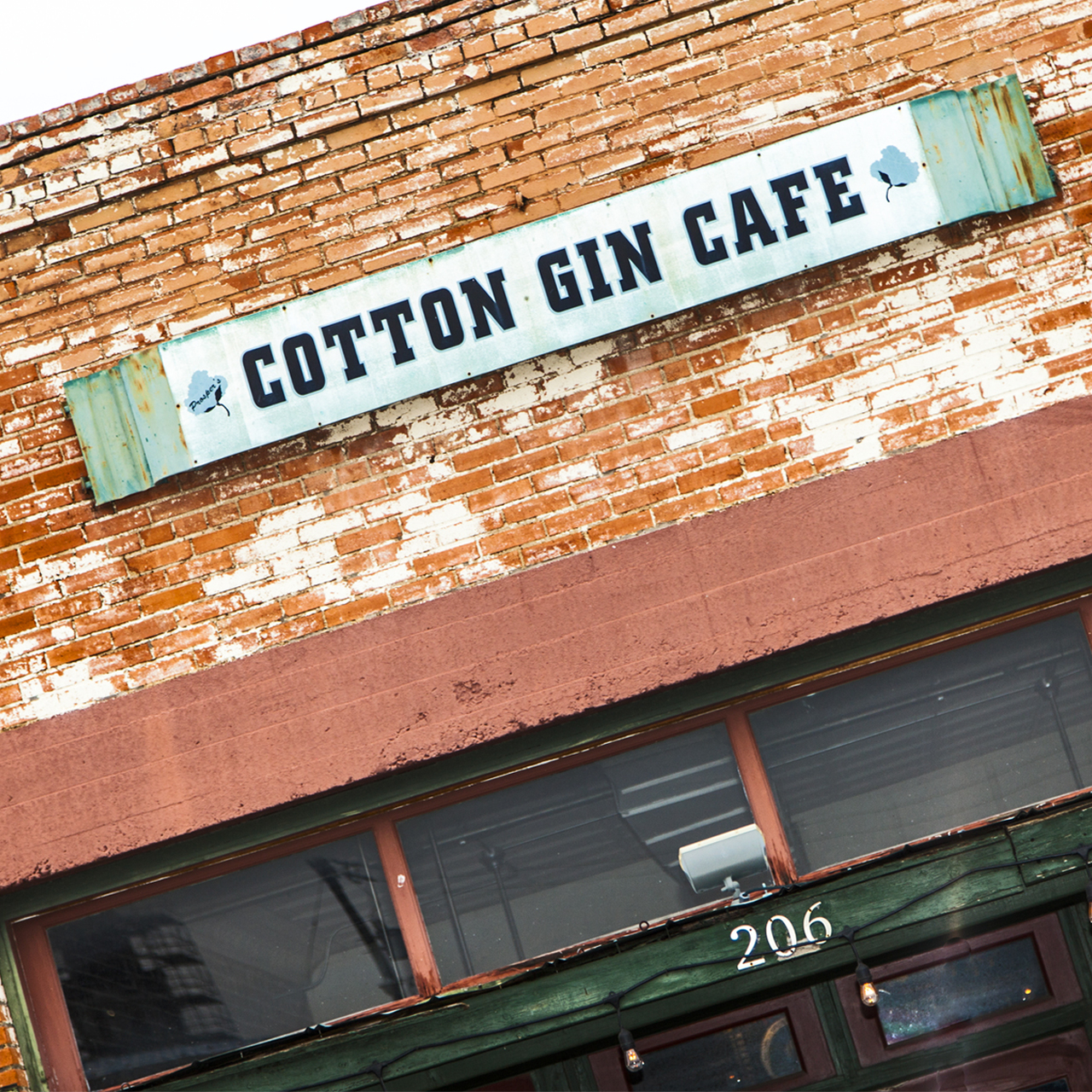 Cotton Gin CafÃ Sign