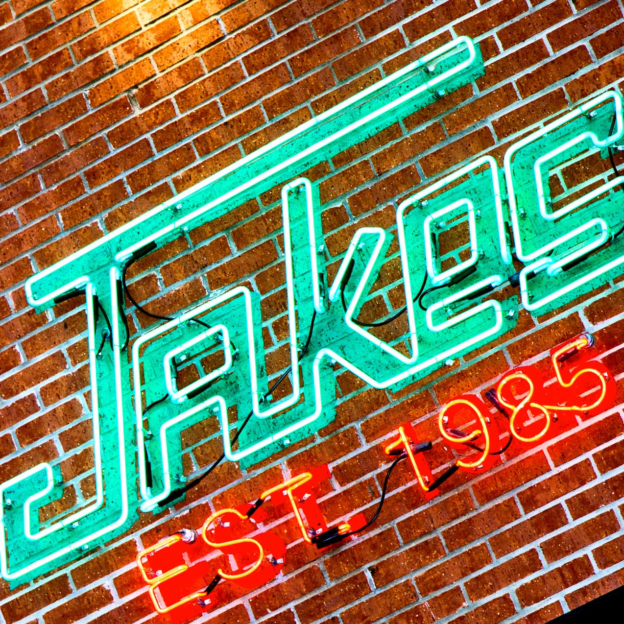 Jake's Burgers and Beers Sign