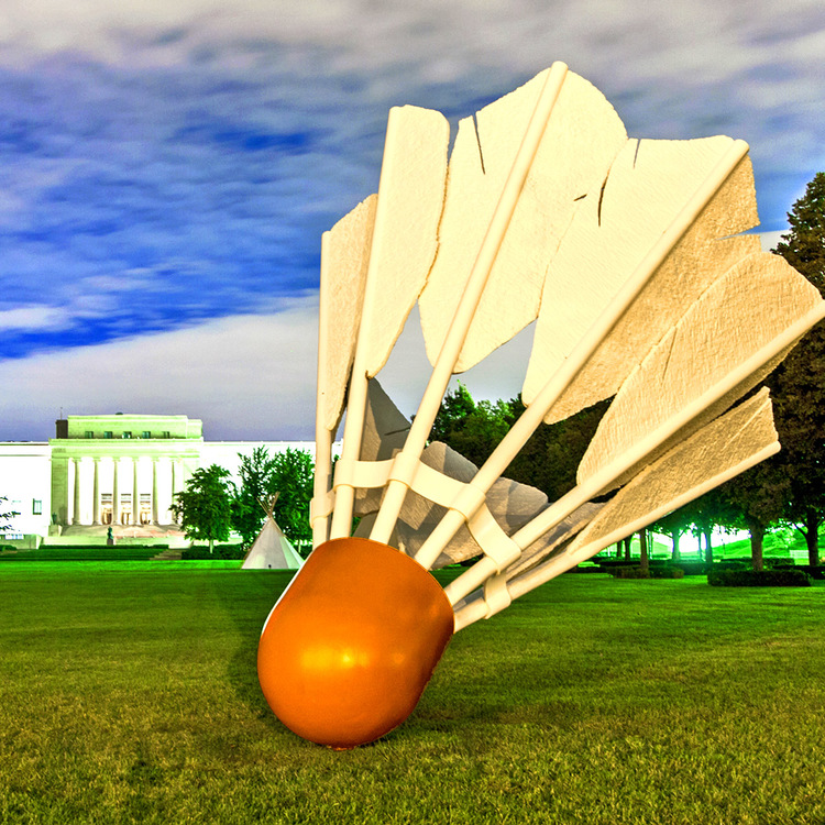 nelson atkins shuttlecock