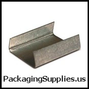 Steel Strapping Seals - Regular Duty 5 8" Open Snap On Regular Duty Steel Strapping Seal #8SG0625S-5 (5000 case) l SSS58OPEN
