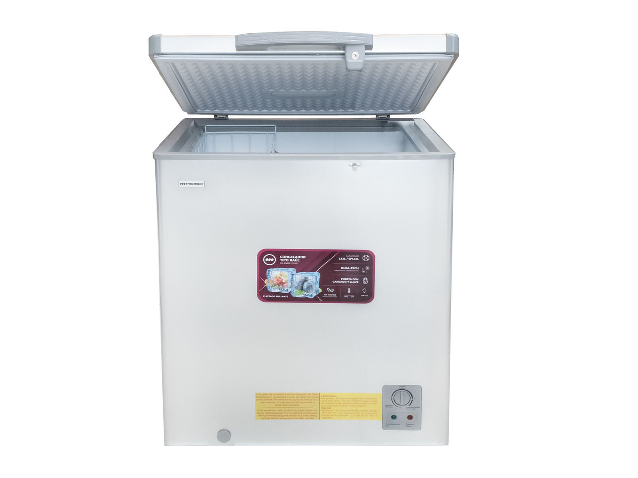 FREEZER CHEST SILVER 142L/5CUFT 184832 - TDC Limited
