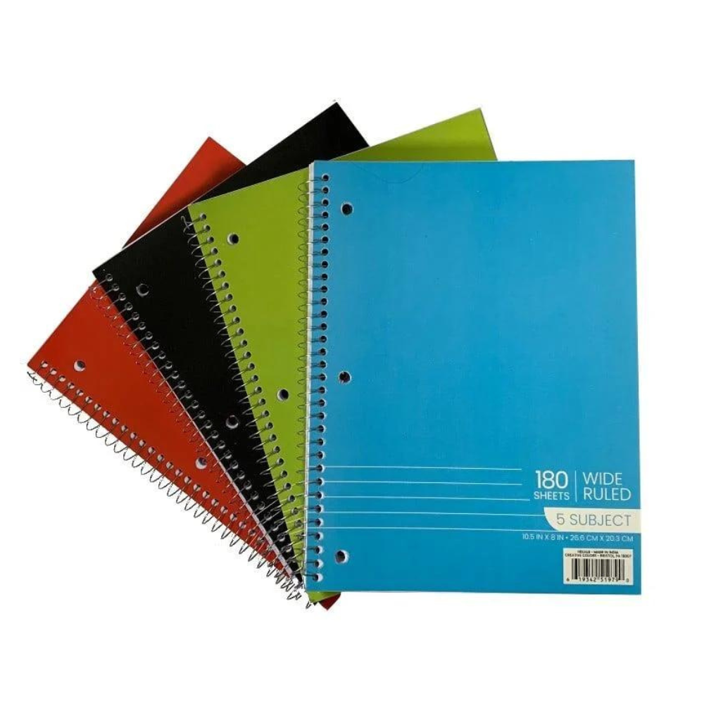 NOTEBOOK-5 SUBJECT-180SHEETS 141811 - TDC Limited