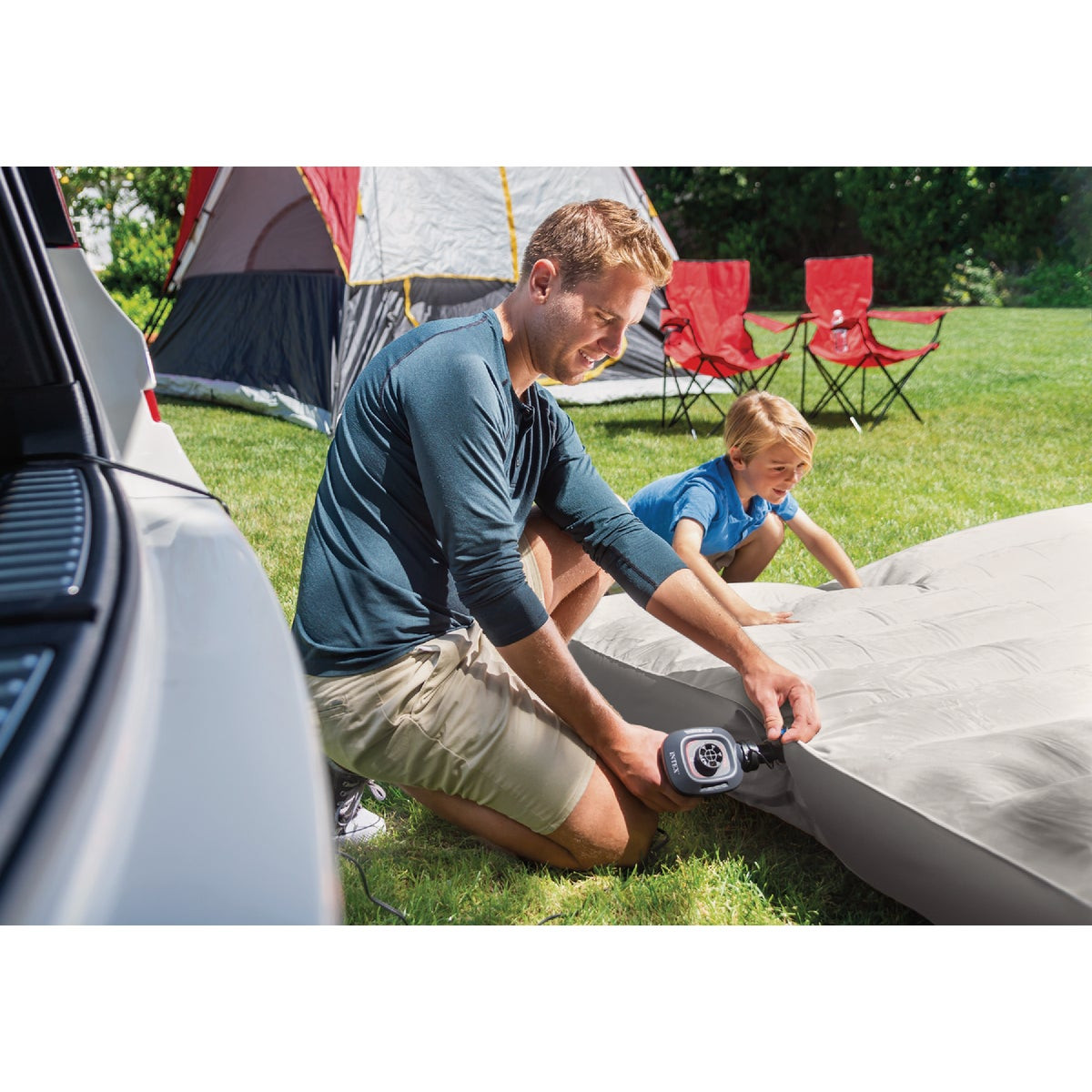 Intex Quick-Fill 12V DC Electric Air Pump - Portable Car-Powered ...